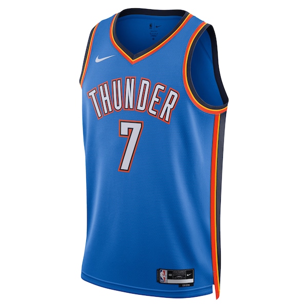 Chet Holmgren Oklahoma City Thunder Nike Unisex 2025 NBA Finals Swingman Jersey - Icon Edition - Blue