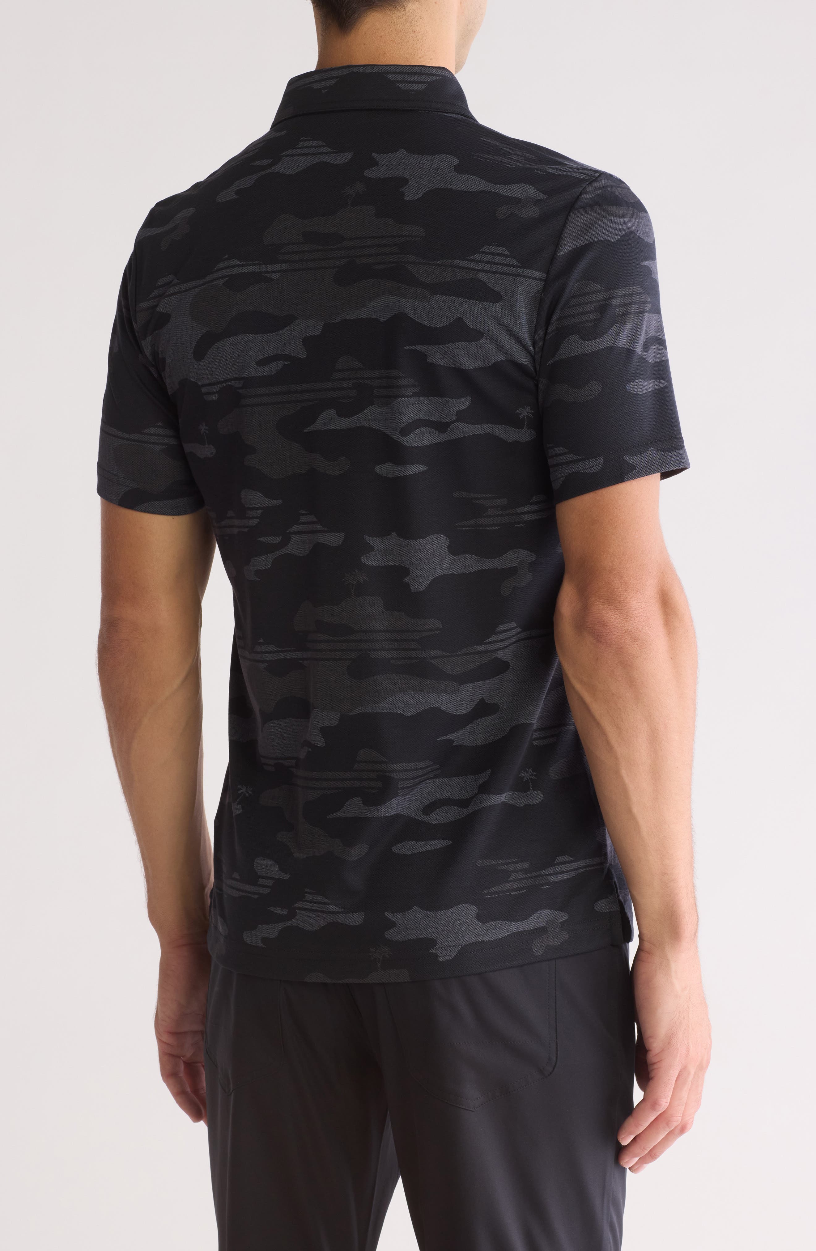 TravisMathew Beachside Stealth Pima Cotton Blend Polo