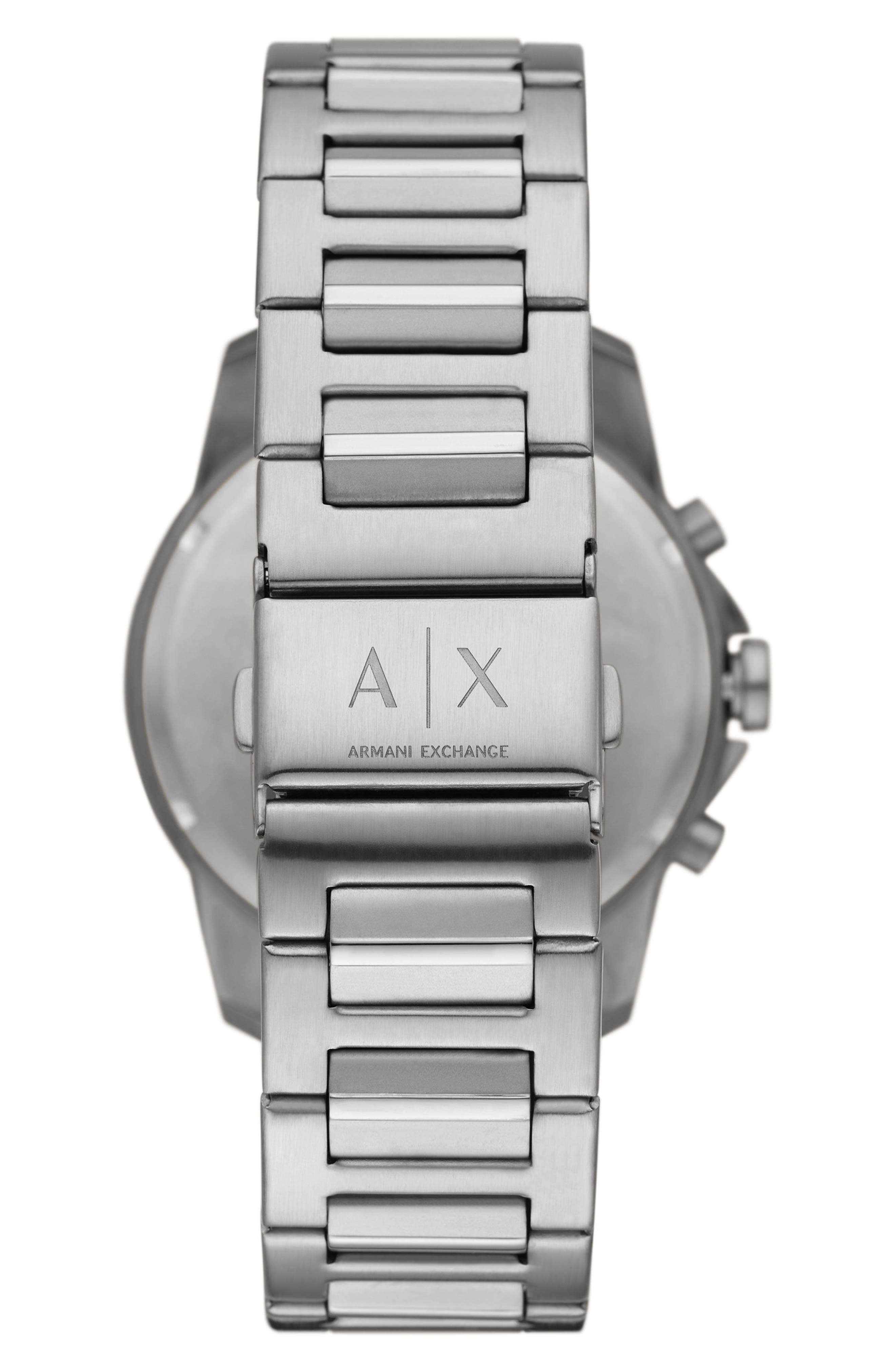 AX Armani Exchange Bracelet Strap Chronograph Watch, 44mm