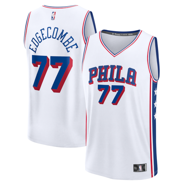 VJ Edgecombe Philadelphia 76ers  Fast Break Replica Jersey - White - Association Edition