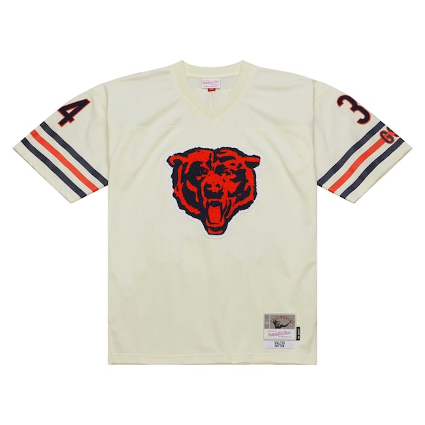Walter Payton Chicago Bears Chainstitch Legacy Jersey - Cream