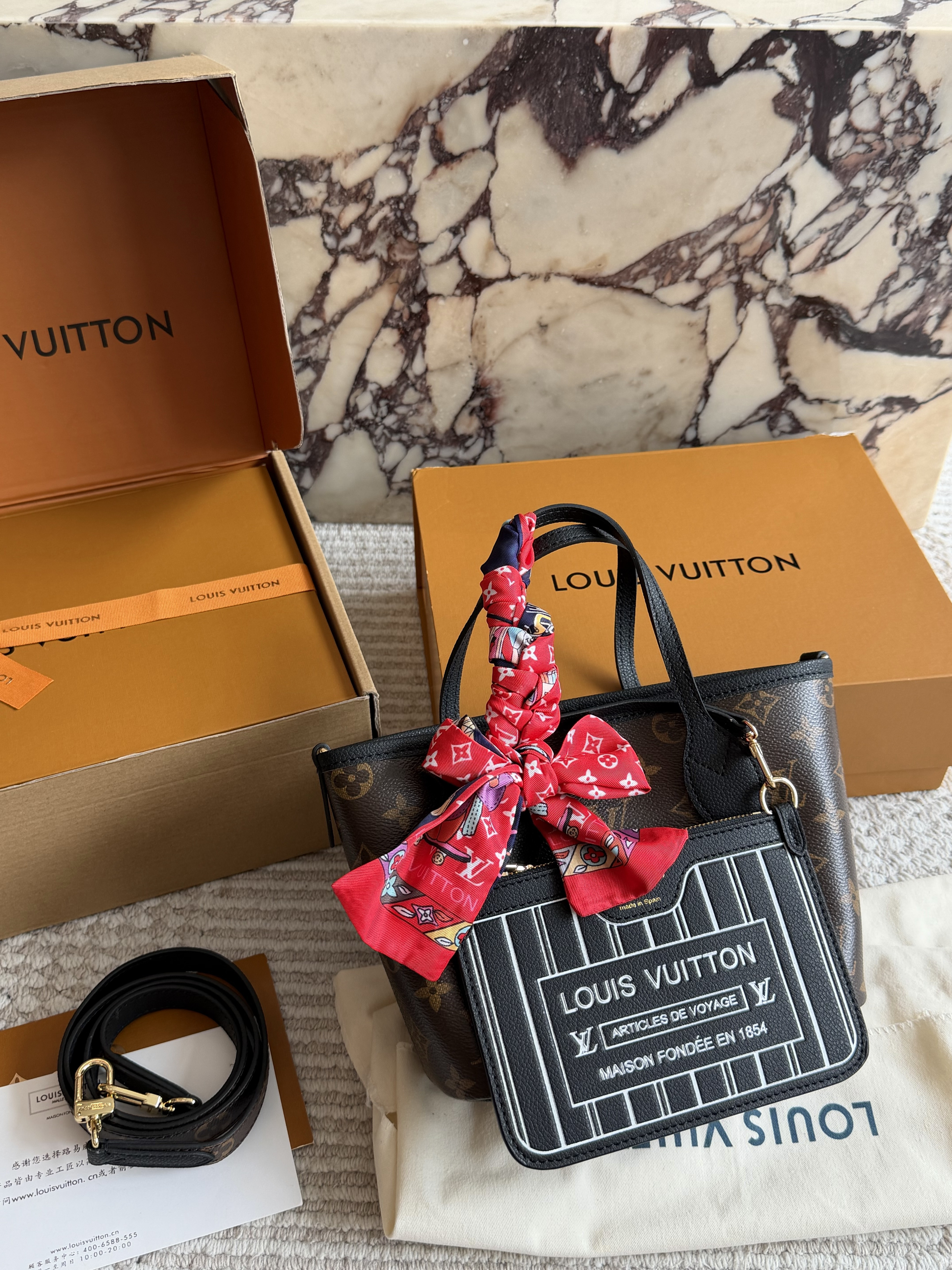 New LV Ultra-Mini Neverfull BB