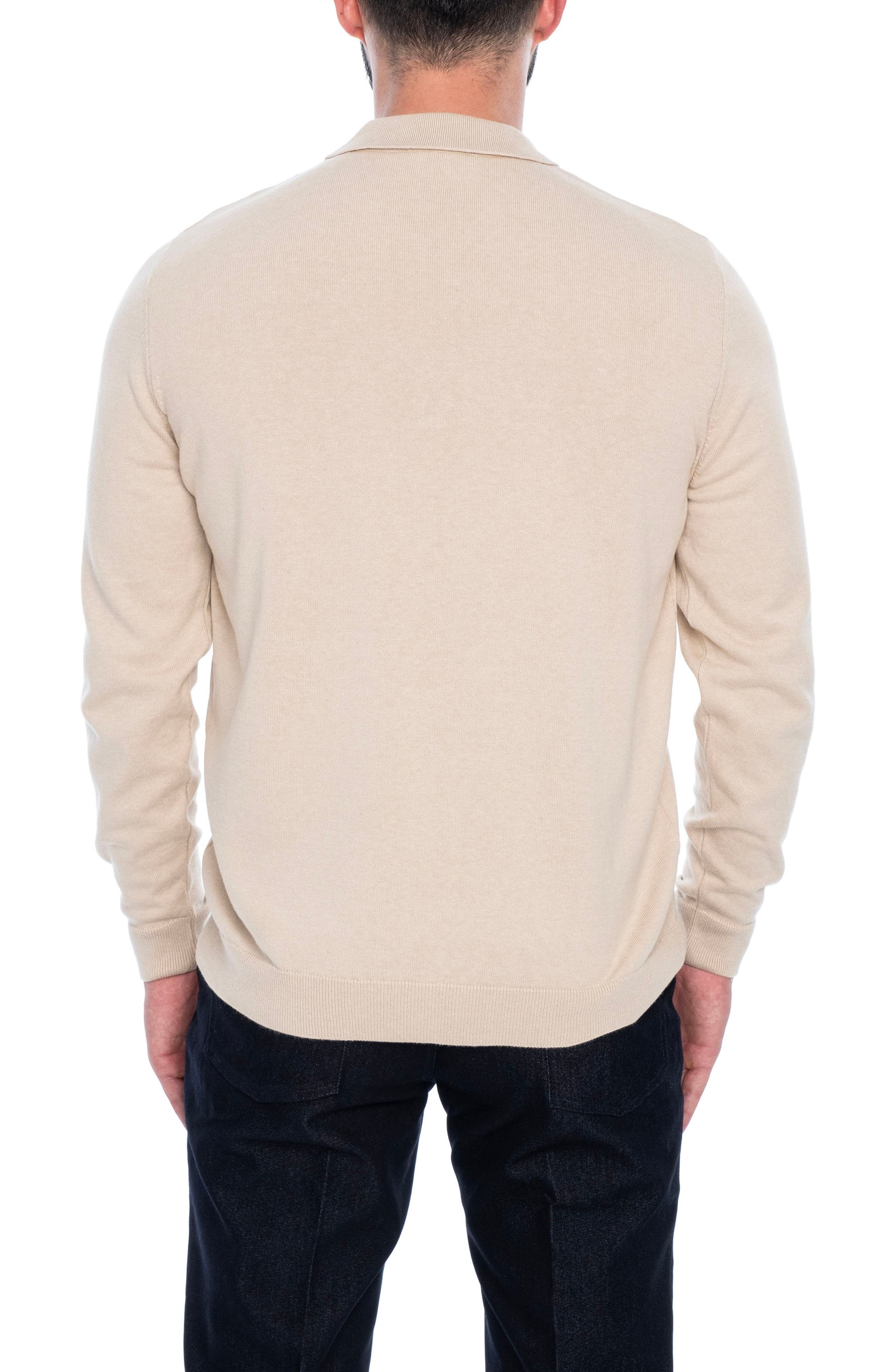 VELLAPAIS Long Sleeve Polo