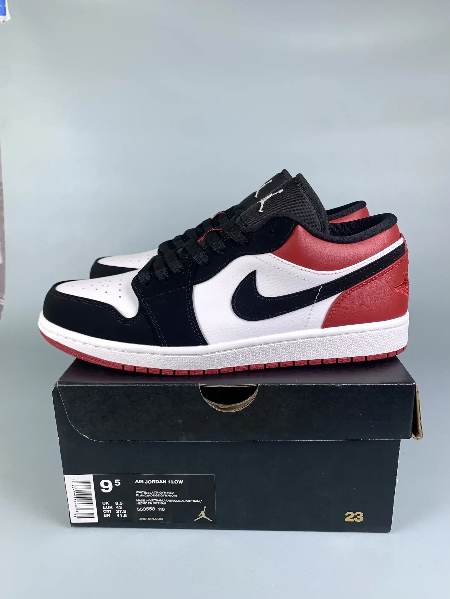 Air Jordan 1 Low “Black Toe” Shoes product photo from LabelPicks