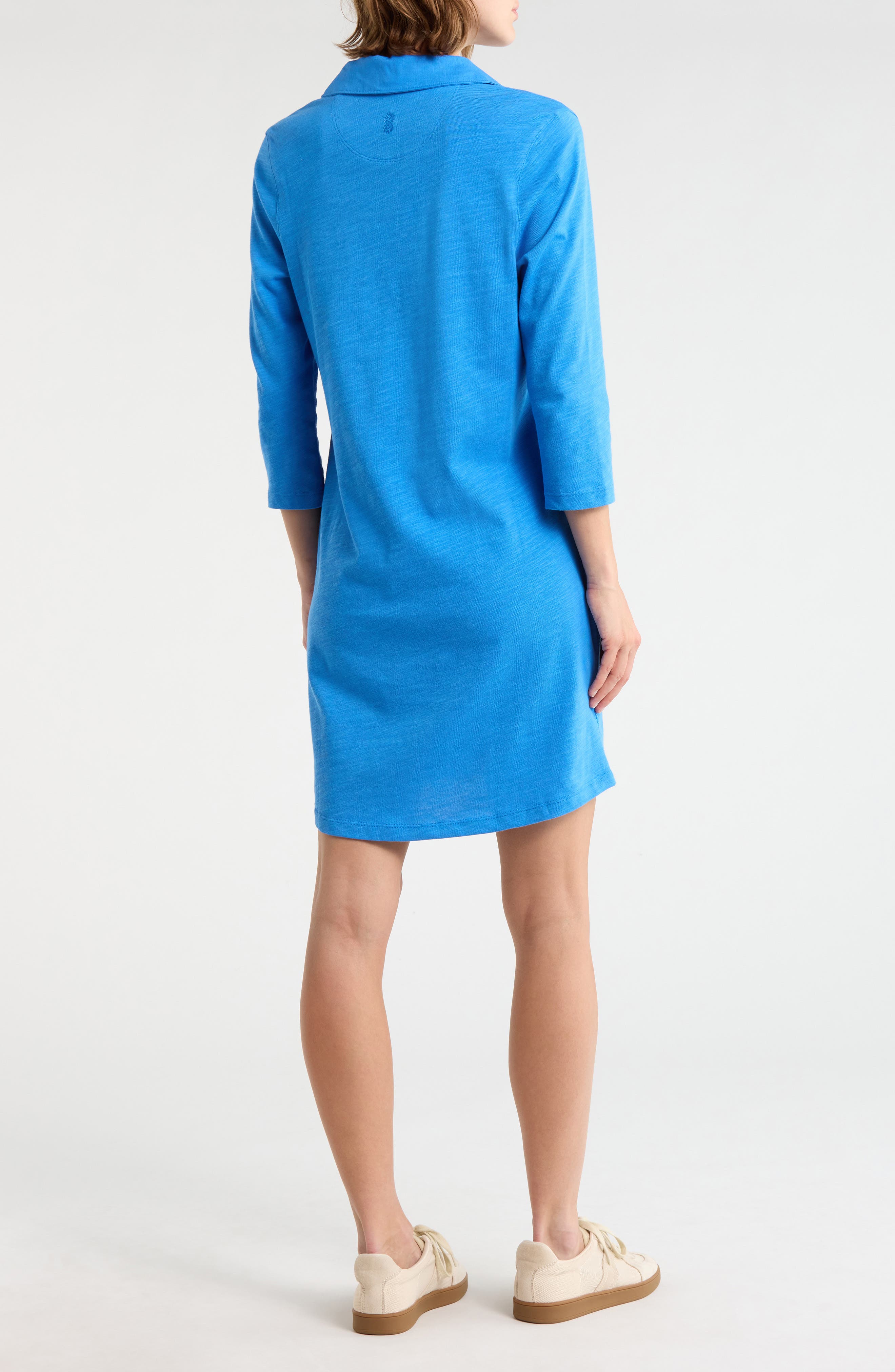 Tommy Bahama Ashby Isles Long Sleeve Cotton Jersey Polo Dress