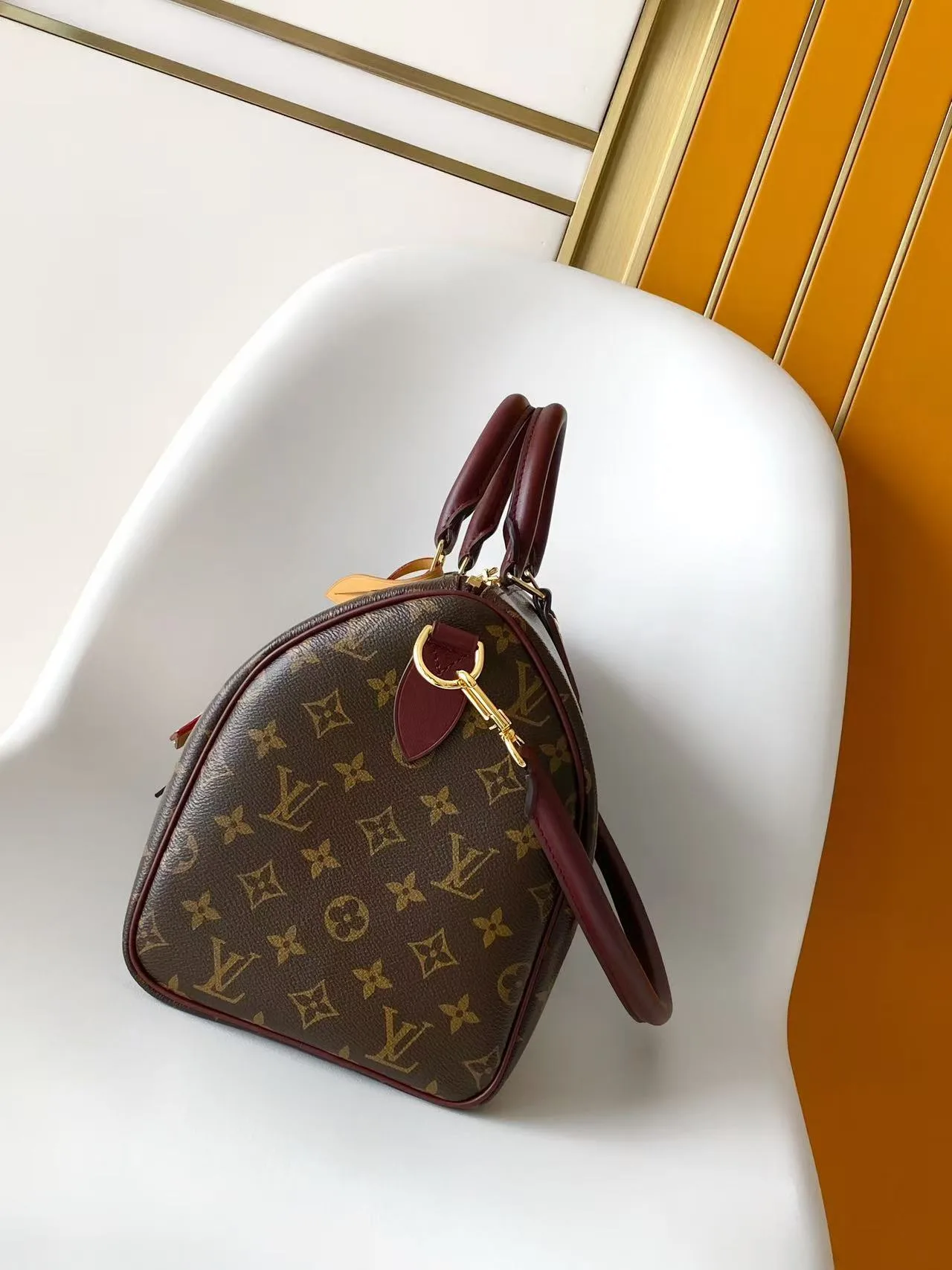 Louis Vuitton Black Speedy Monogram Canvas Top Handle Bag product photo from LabelPicks