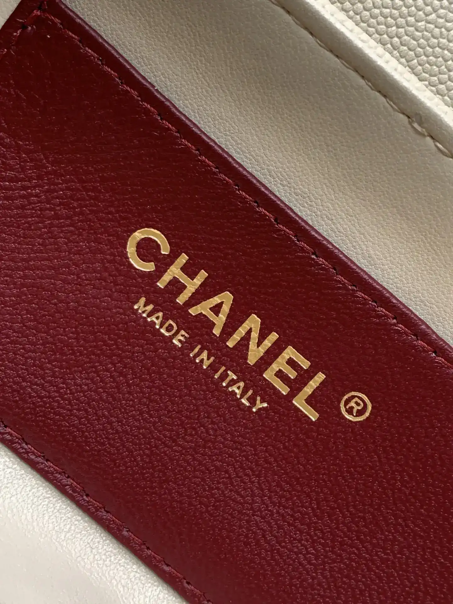 Chanel Beige Quilted Leather Top Handle Bag product photo from LabelPicks