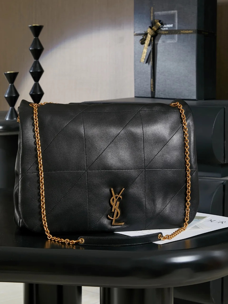 Saint Laurent Lambskin Jamie Shoulder Bag product photo from LabelPicks