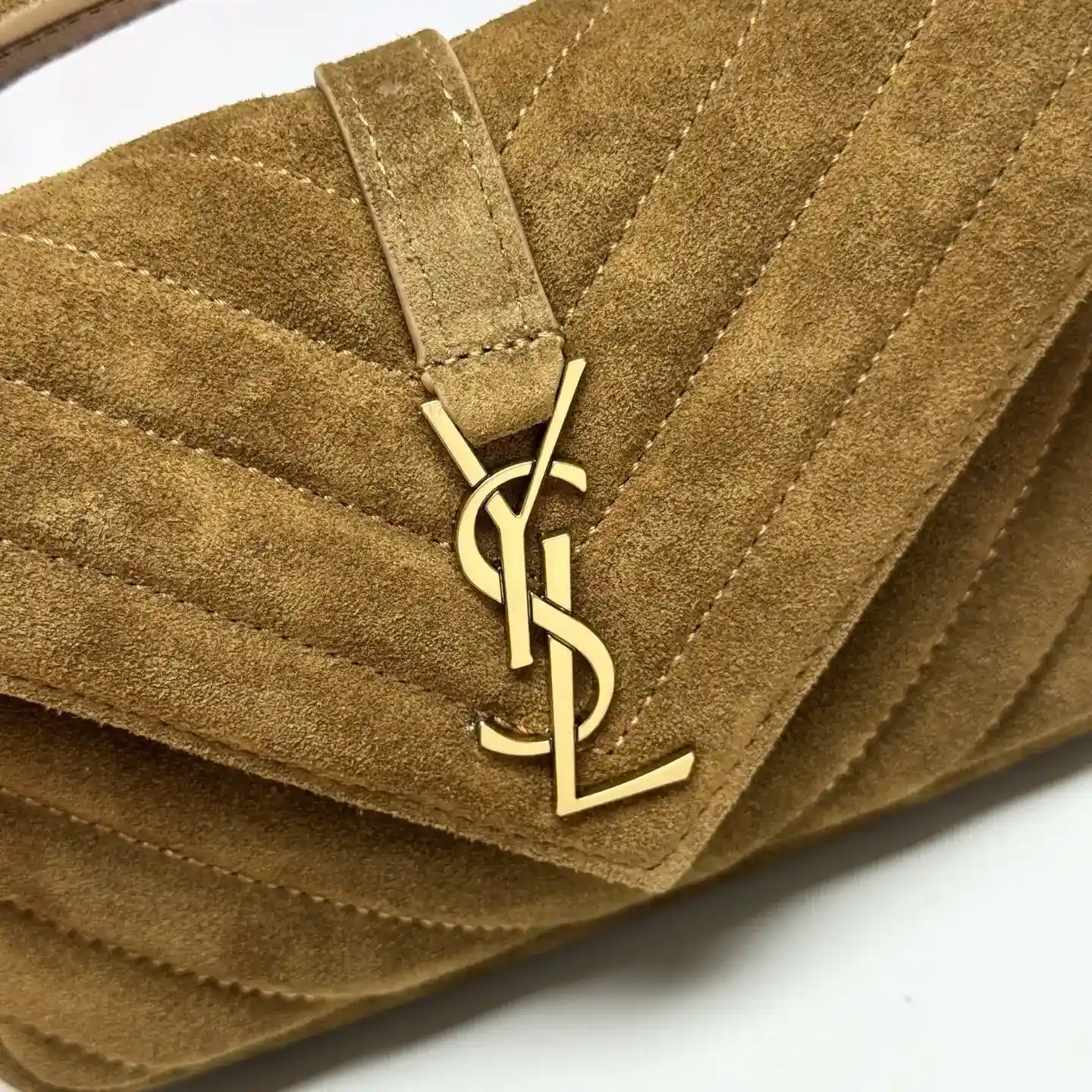 Saint Laurent Brown College Shoulder Bag product photo from LabelPicks