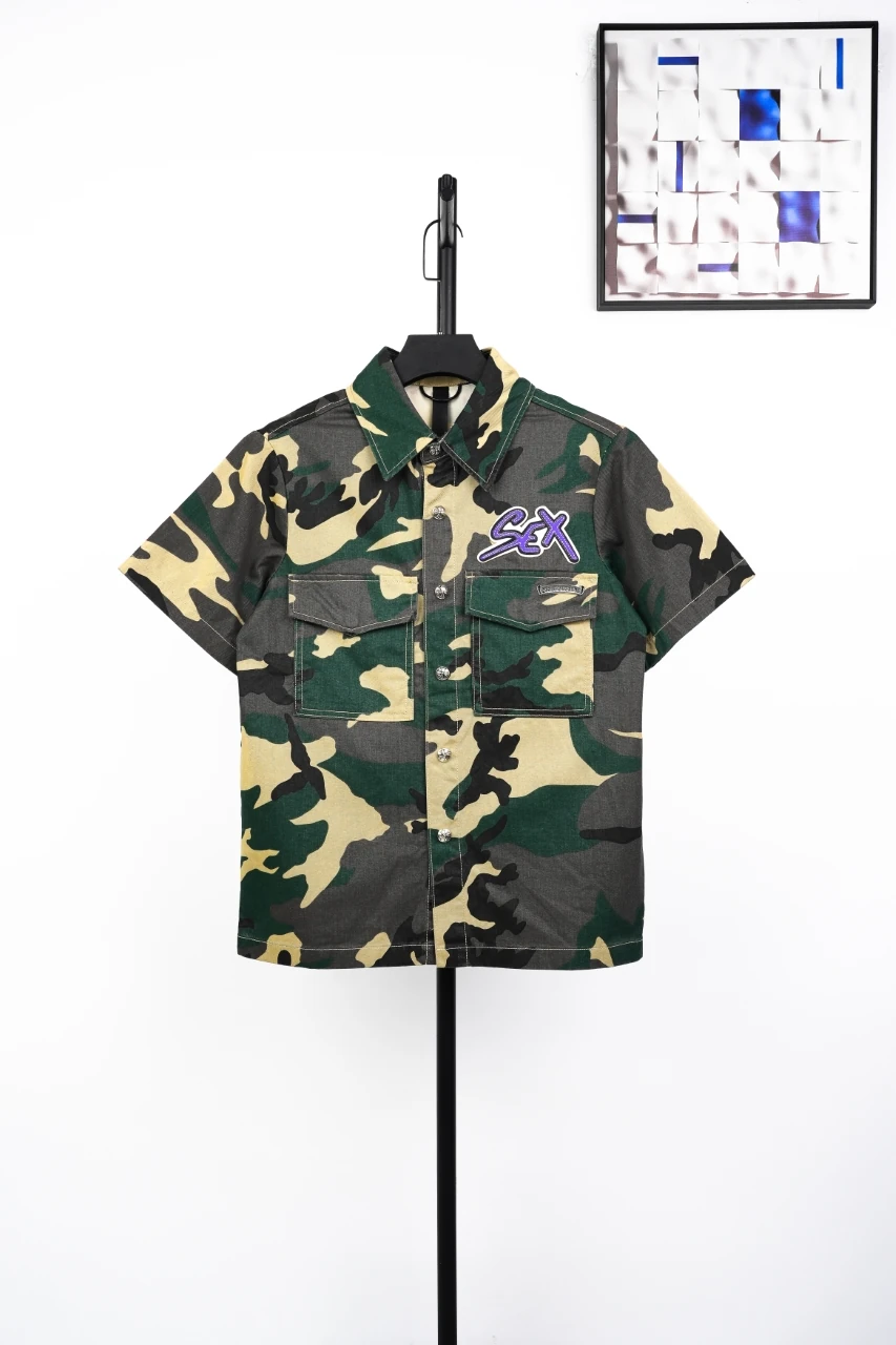 Chrome Hearts Camo Patch Short Sleeve Shirt product photo from LabelPicks