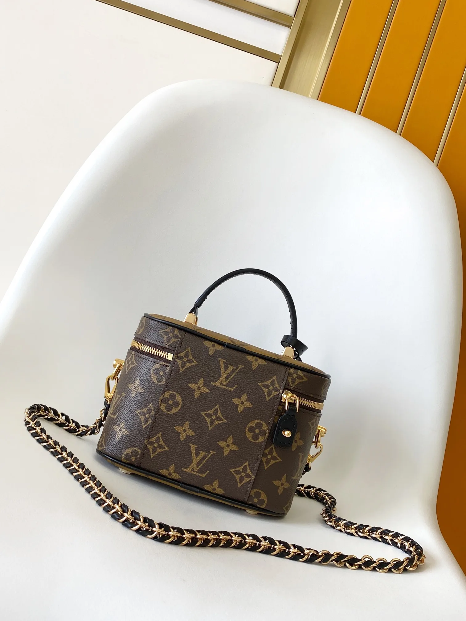 Louis Vuitton Canvas and Leather Top Handle Bag product photo from LabelPicks