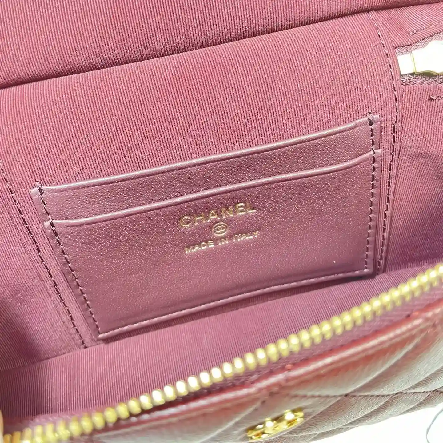 Chanel Burgundy Quilted Leather Crossbody Bag product photo from LabelPicks