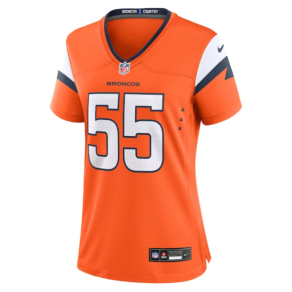 Cody Barton Denver Broncos Nike Women's Game Jersey -  Orange