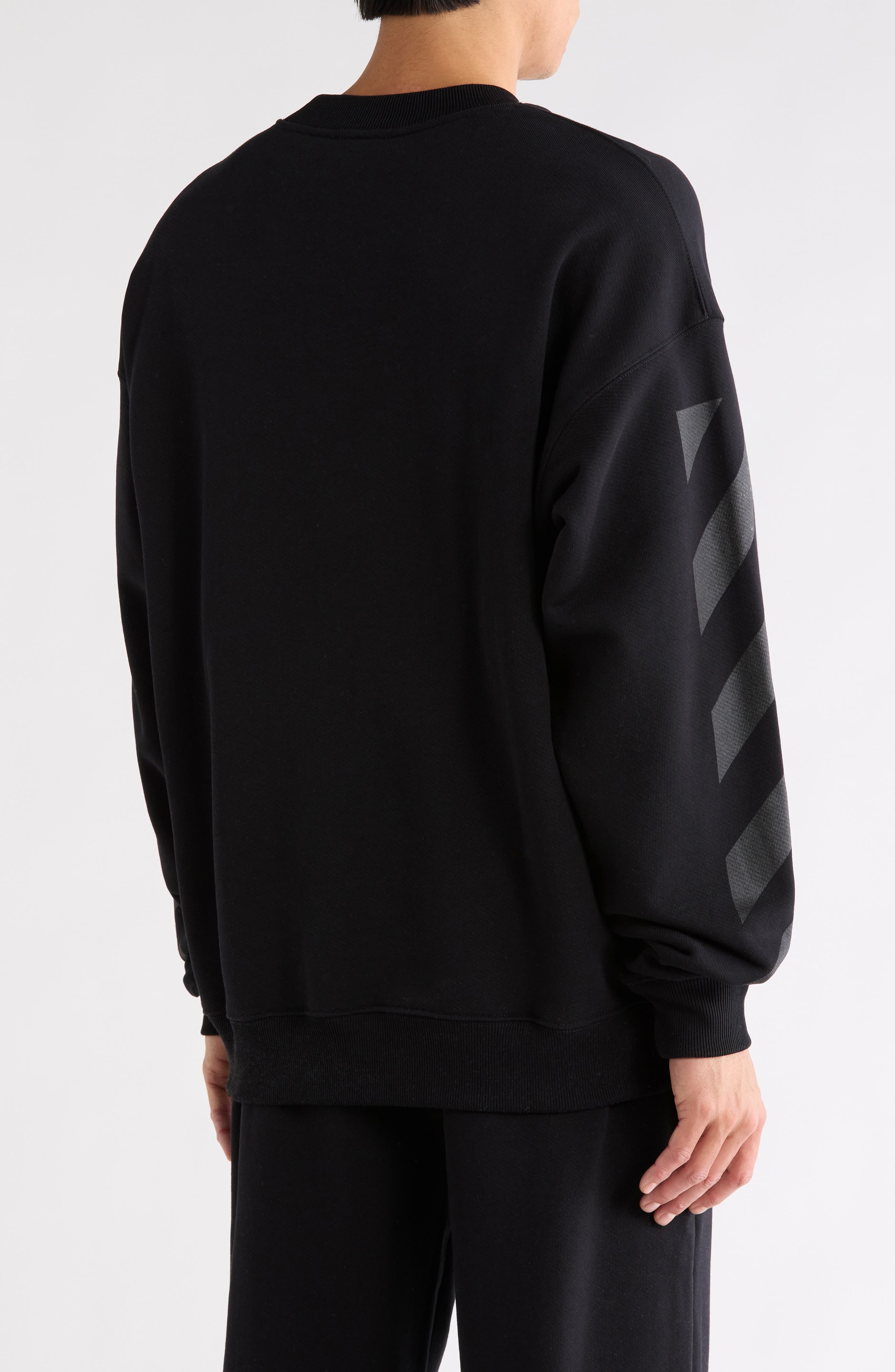 Off-White Cornely Diagonal Skate Graphic Sweatshirt