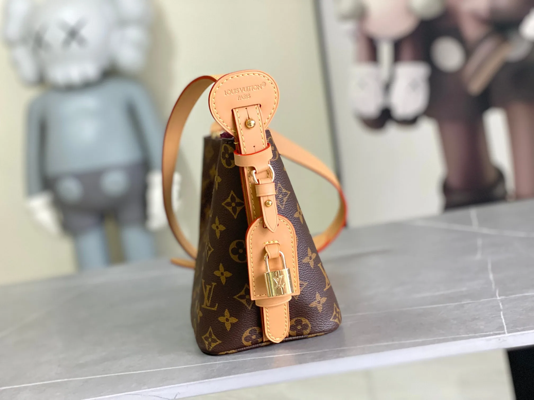Louis Vuitton Canvas and Leather Bucket Bag product photo from LabelPicks