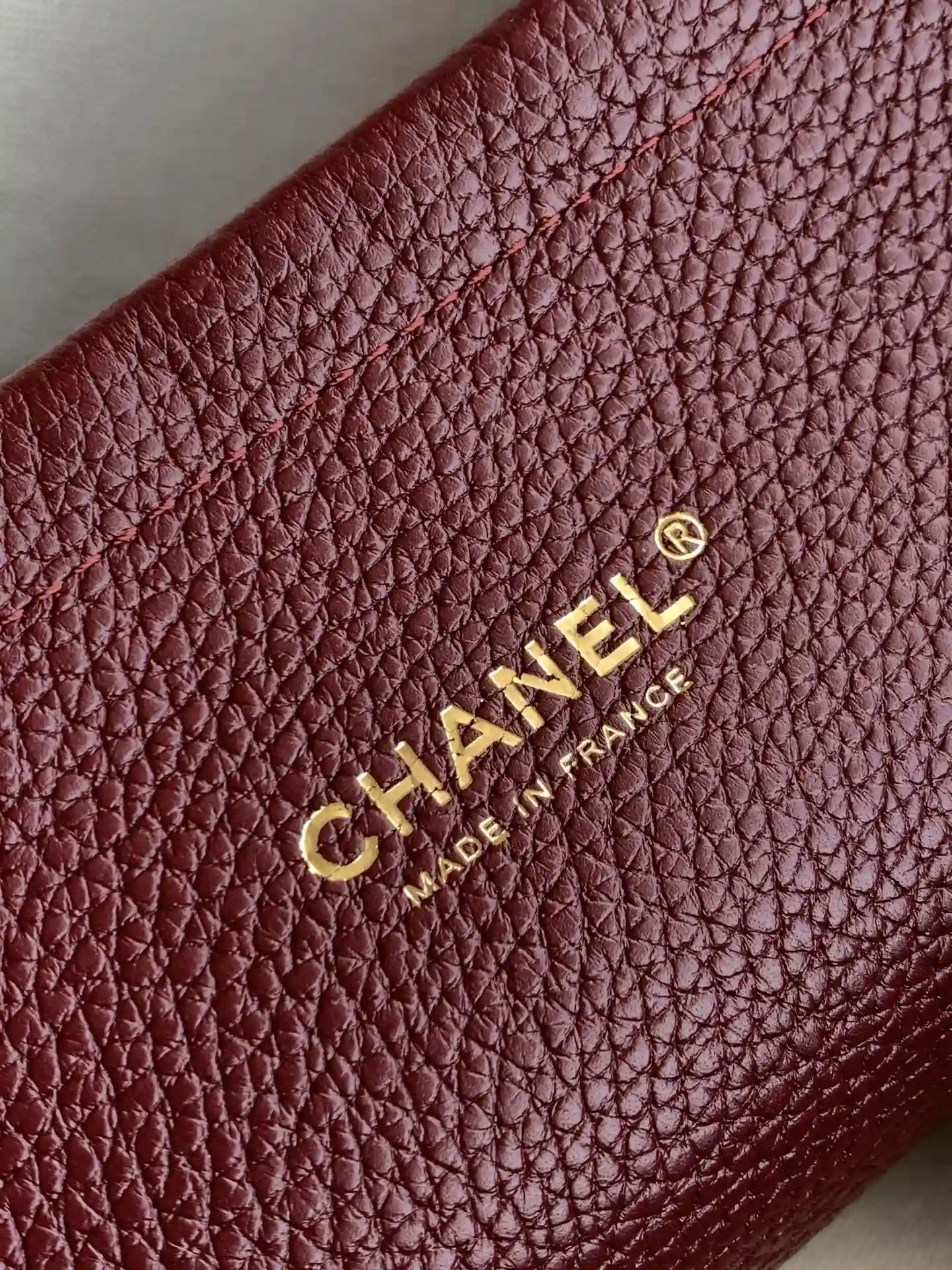 Chanel Gold Grained Leather Tote Bag product photo from LabelPicks