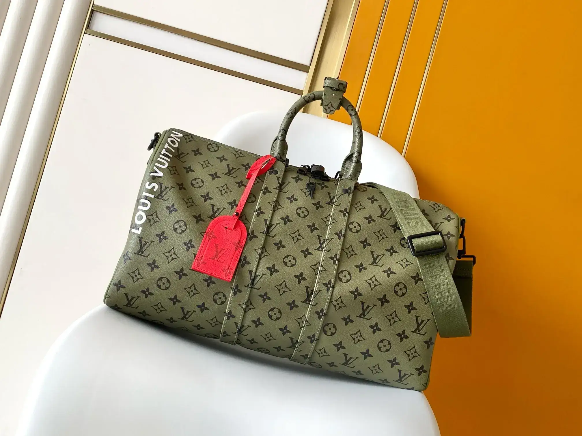 Louis Vuitton Monogram Canvas Keepall Tote Bag product photo from LabelPicks