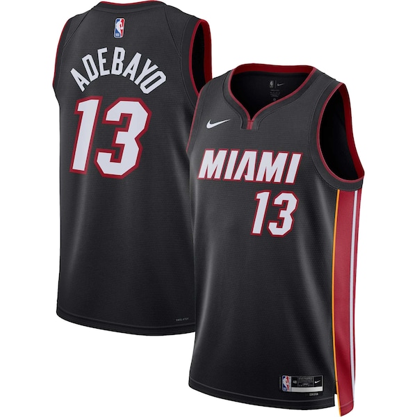 Bam Adebayo Miami Heat Nike Unisex Swingman Jersey - Icon Edition - Black