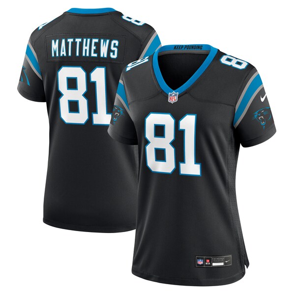 Jordan Matthews Carolina Panthers Nike Women's  Game Jersey -  Black