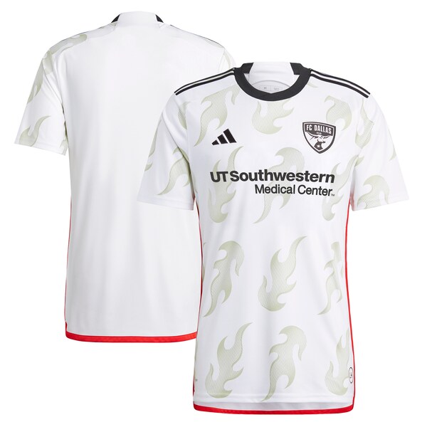 FC Dallas adidas 2024 Burn Baby Burn Replica Jersey - White