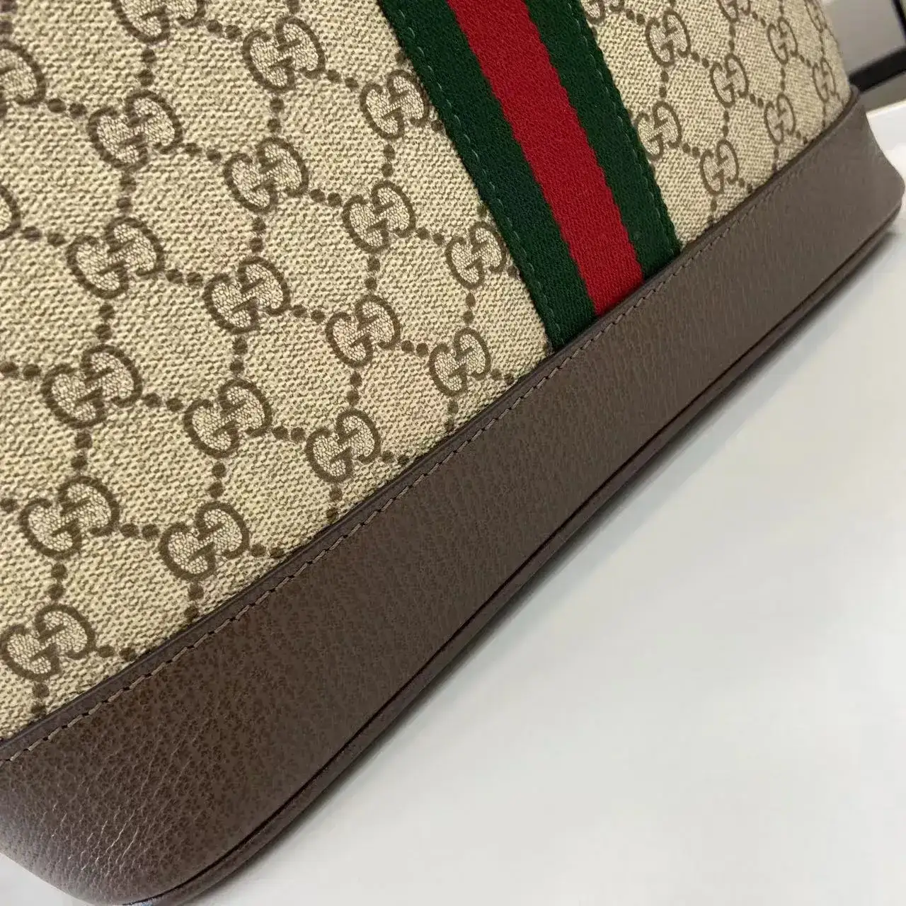 Gucci Ophidia Brown GG Supreme Canvas Tote Bag product photo from LabelPicks