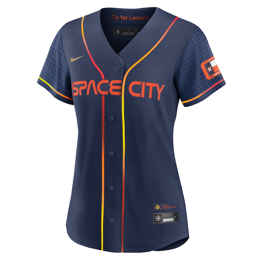 Houston Astros Nike Women's 2022 City Connect Replica Jersey - Navy