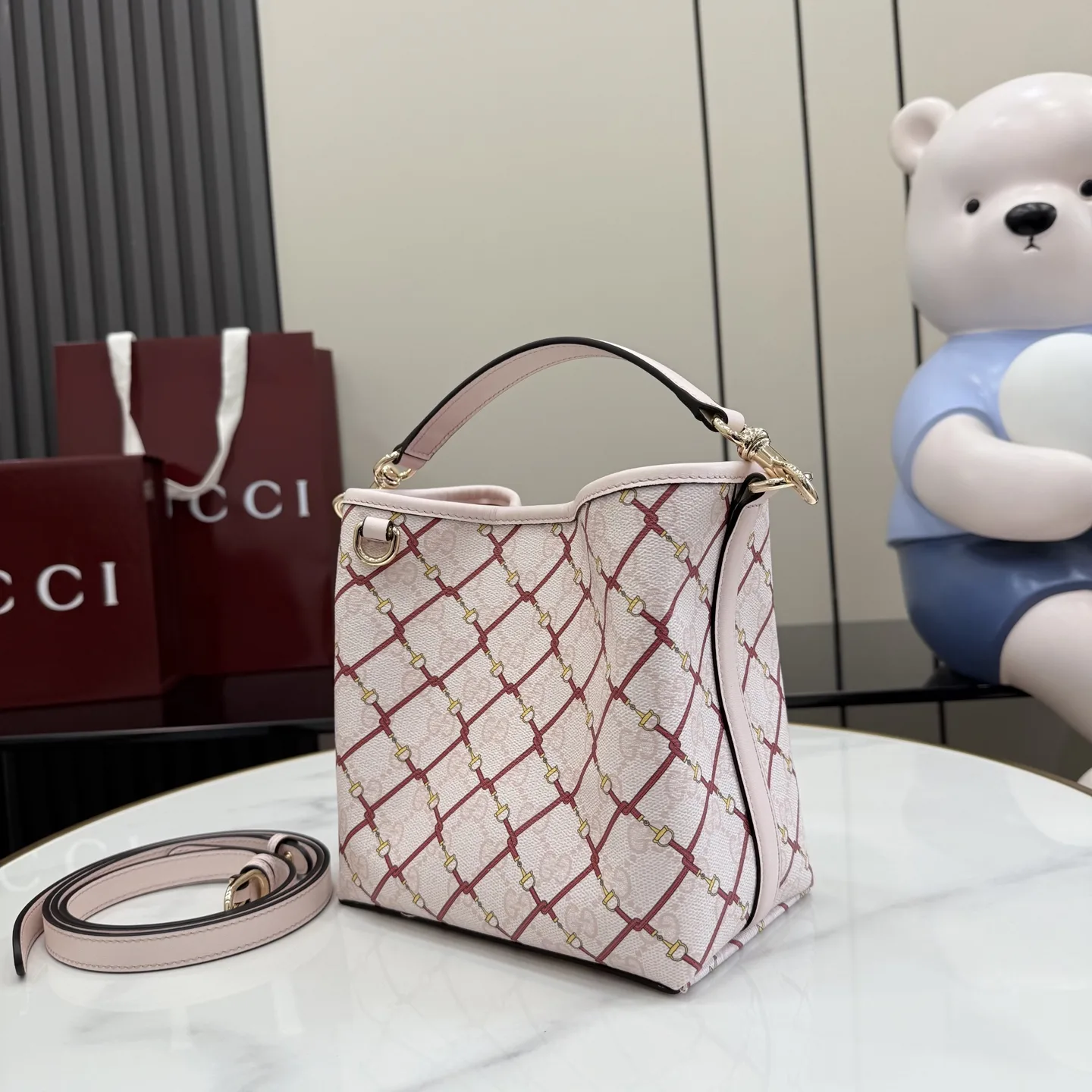 Gucci Pink Bucket Bag product photo from LabelPicks