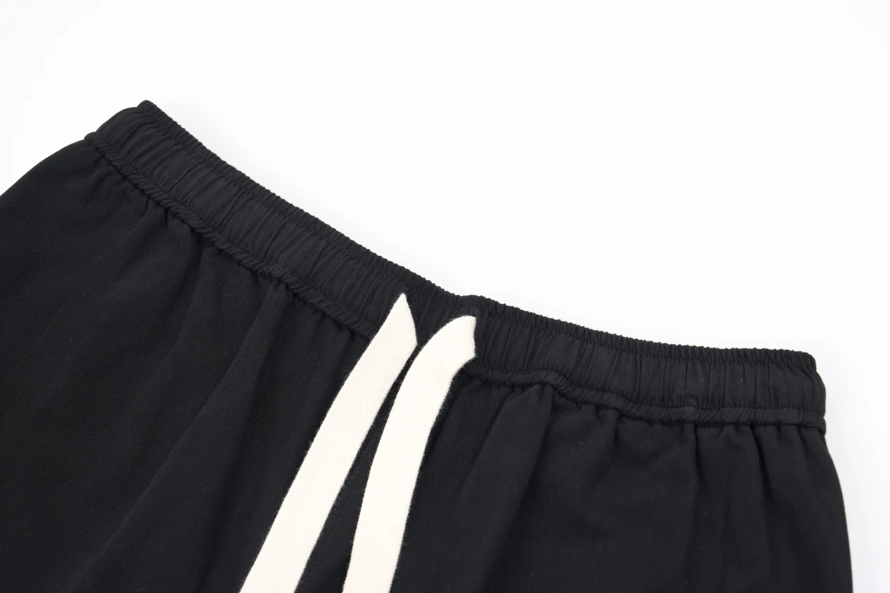 CELINE Black Cotton Drawstring Straight-Leg Pants product photo from LabelPicks