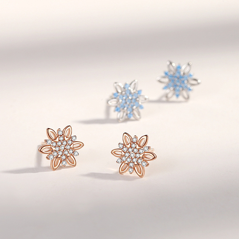925 sterling silver Korean-style French chic earrings, vintage ins influencer style, simple and luxurious earrings