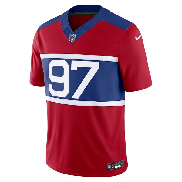 Dexter Lawrence II New York Giants Nike Alternate Vapor F.U.S.E. Limited Jersey - Century Red