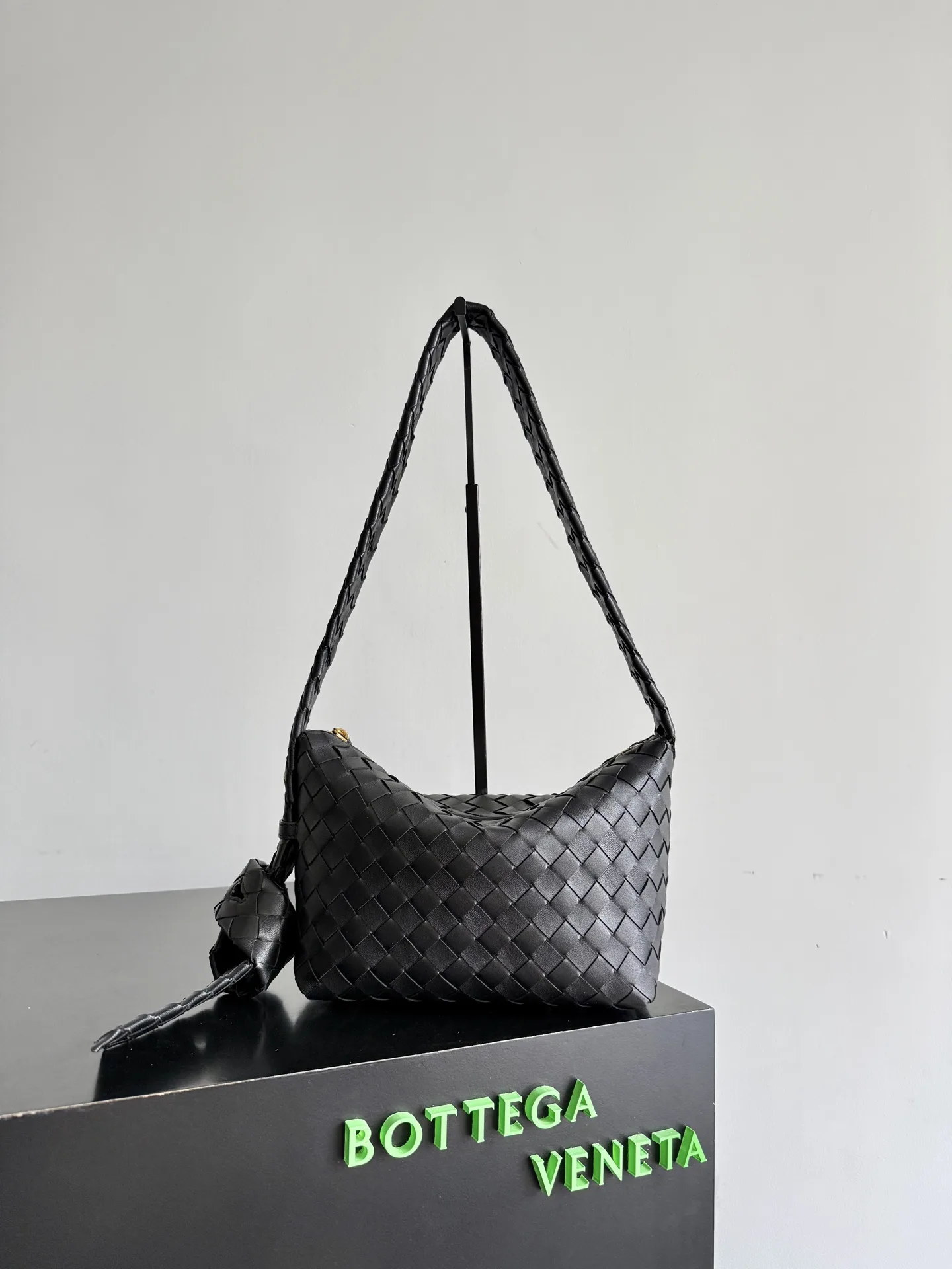 Bottega Veneta Brown Knot Intrecciato Woven Leather Hobo Bag product photo from LabelPicks