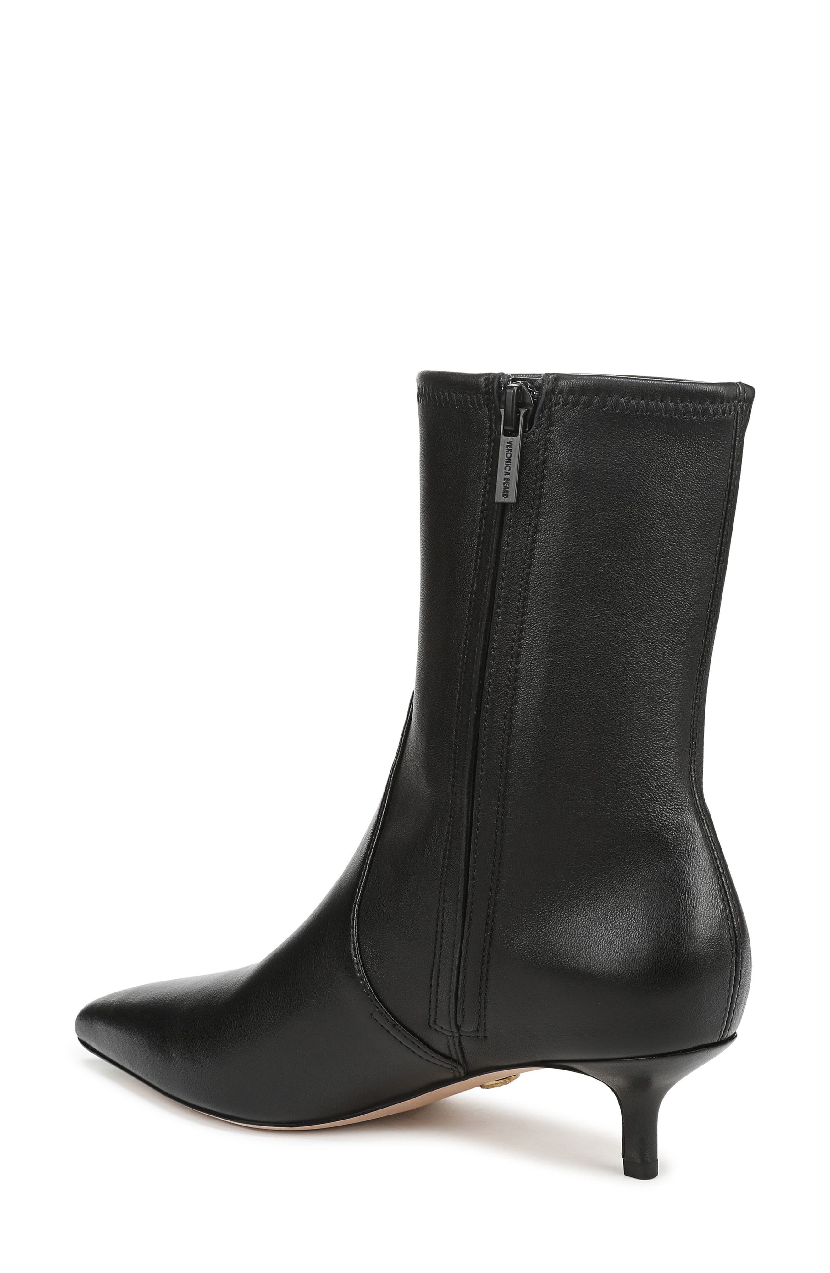 Veronica Beard Lisa 45 Stretch Kitten Heel Bootie
