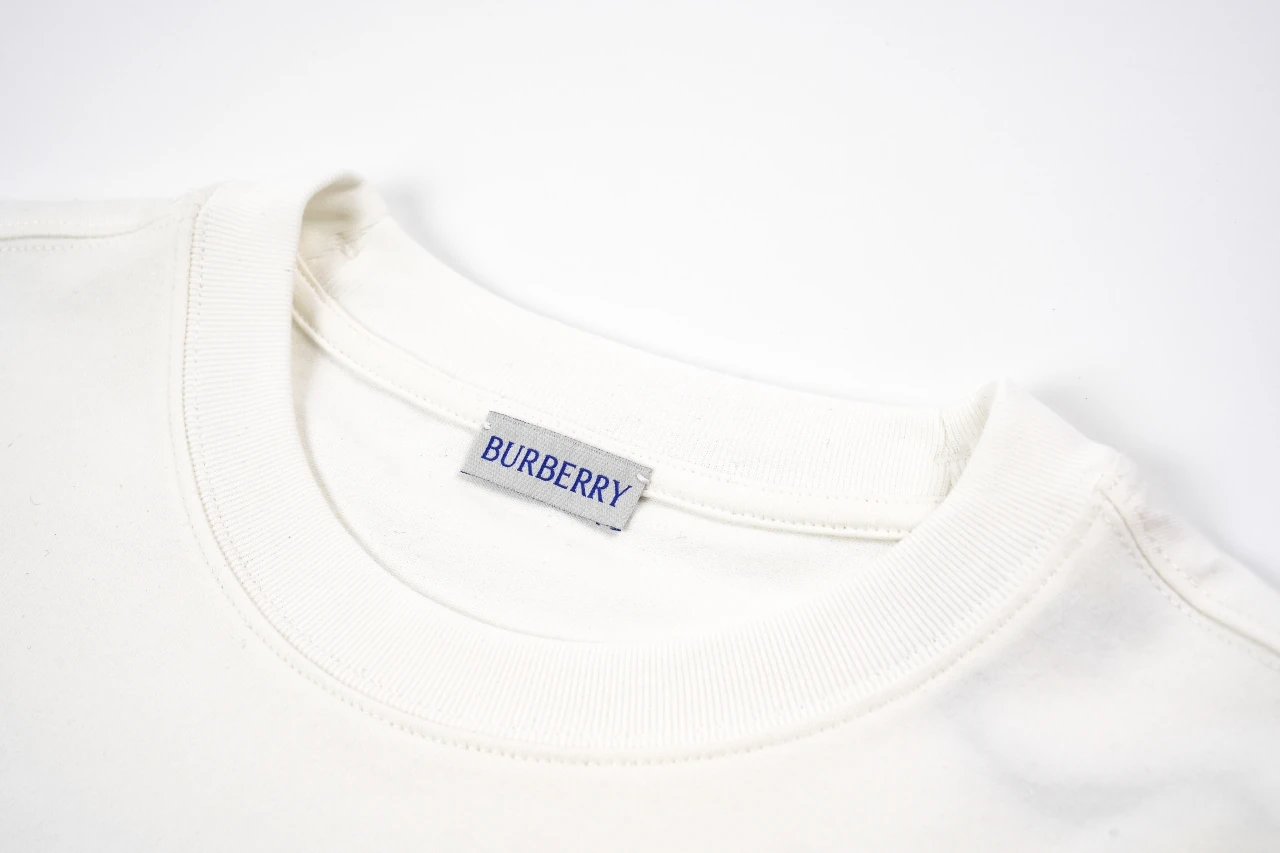 Burberry White Small Equestrian Knight Embroidered T-Shirt product photo from LabelPicks