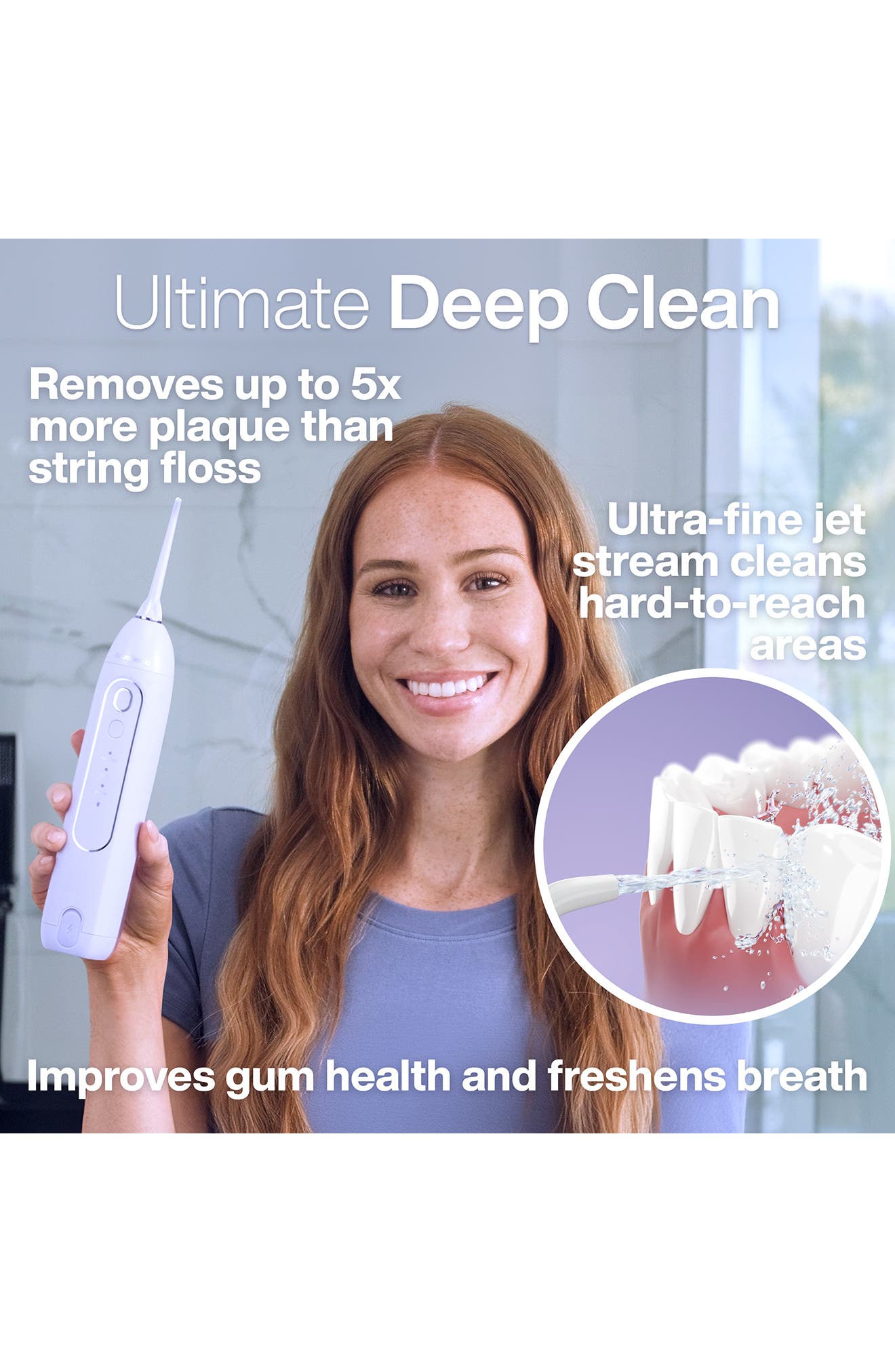 AQUASONIC Icon Power Electric Toothbrush & Water Flosser Set