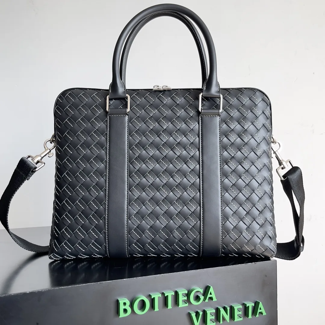 Bottega Veneta Intrecciato Woven Leather Top Handle Bag product photo from LabelPicks