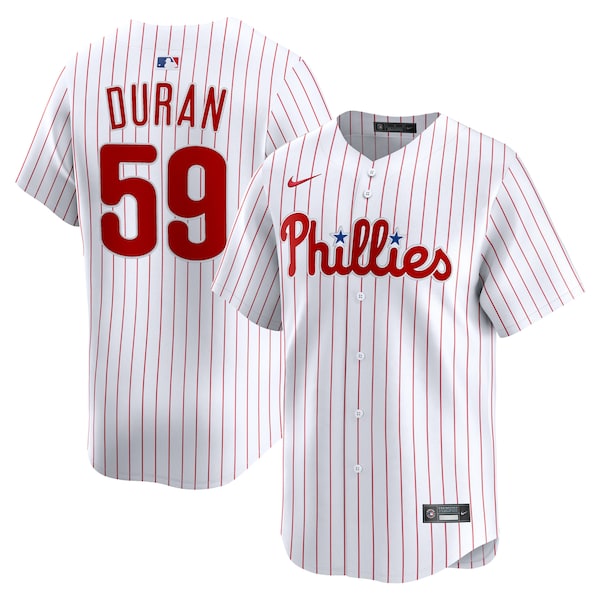 Jhoan Duran Philadelphia Phillies Nike Home Limited Player Jersey - White/Light Blue