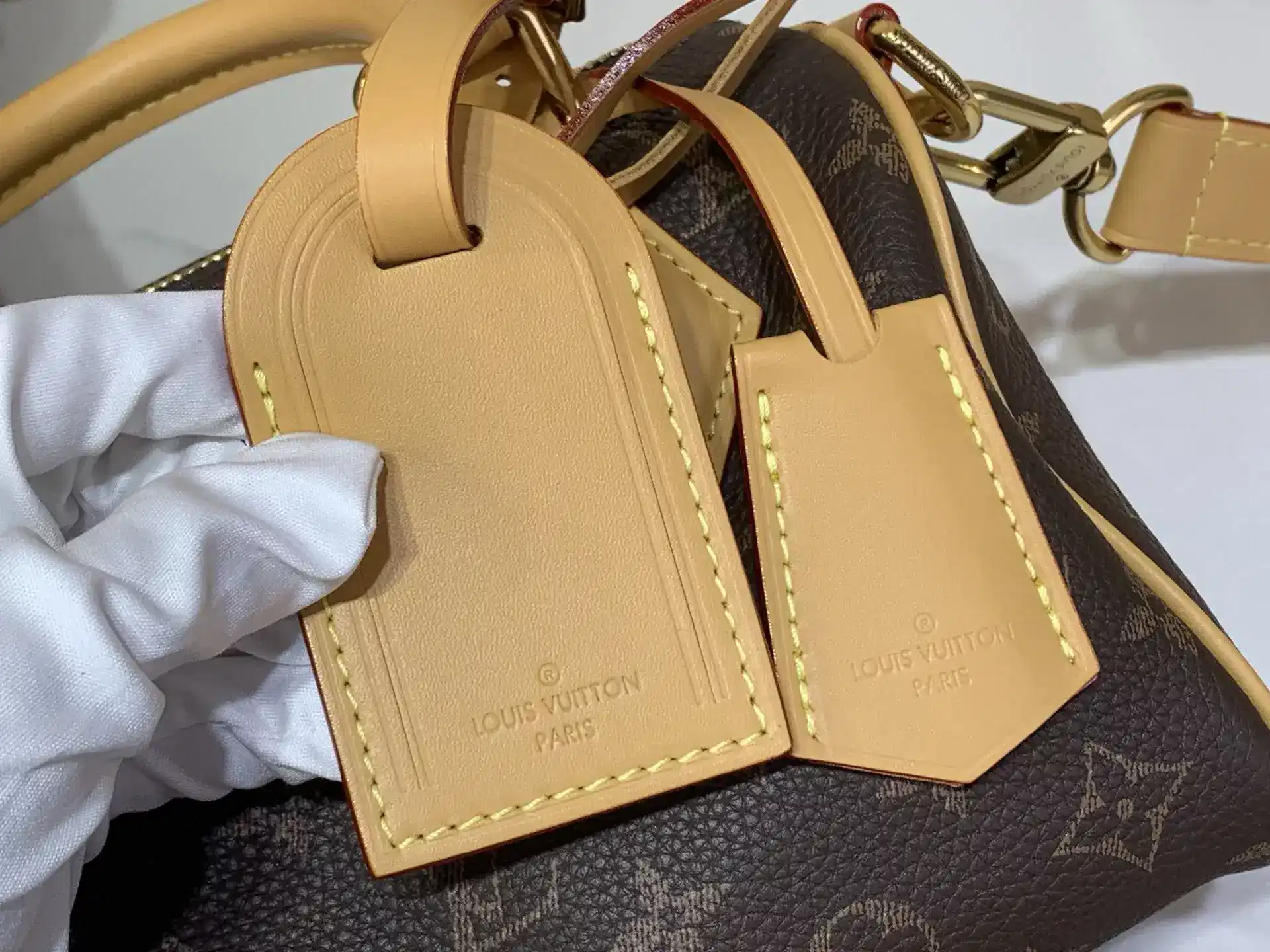 Louis Vuitton Blue Speedy Monogram Canvas Top Handle Bag product photo from LabelPicks