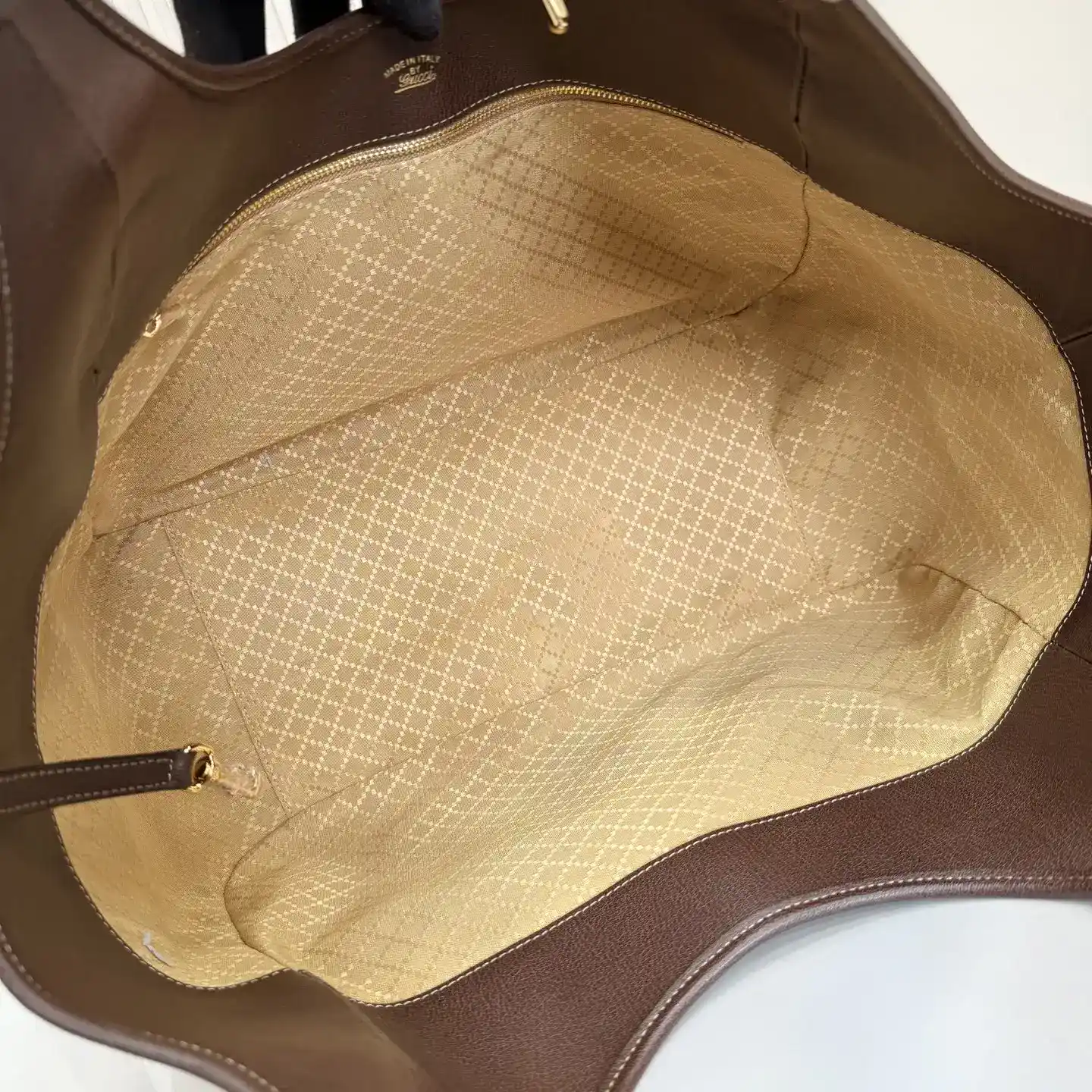 Gucci Brown Quilted Leather Tote Bag product photo from LabelPicks