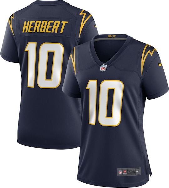 Justin Herbert Los Angeles Chargers Nike Women's Alternate Game Jersey - Navy/Powder Blue/Royal