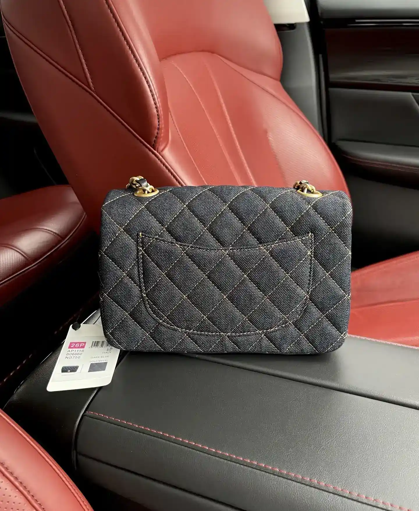 Chanel Classic Flap Navy Denim Shoulder Bag product photo from LabelPicks
