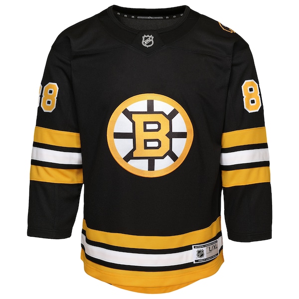 David Pastrnak Boston Bruins Youth Home Premier Player Jersey - Black