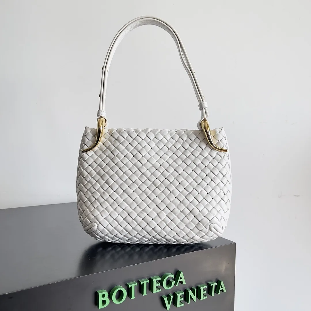 Bottega Veneta Intrecciato Woven Leather Shoulder Bag product photo from LabelPicks