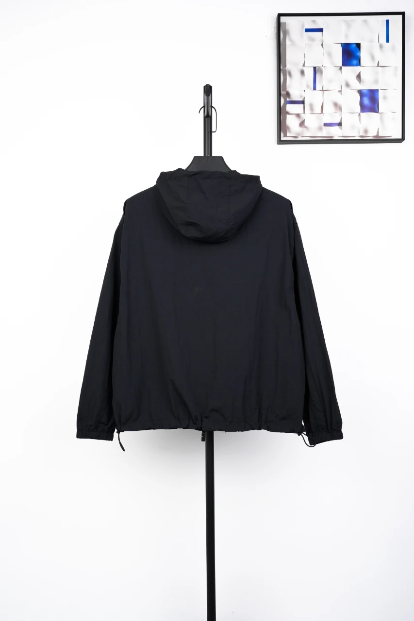 Burberry Navy Blue Equestrian Knight Windbreaker Jacket product photo from LabelPicks