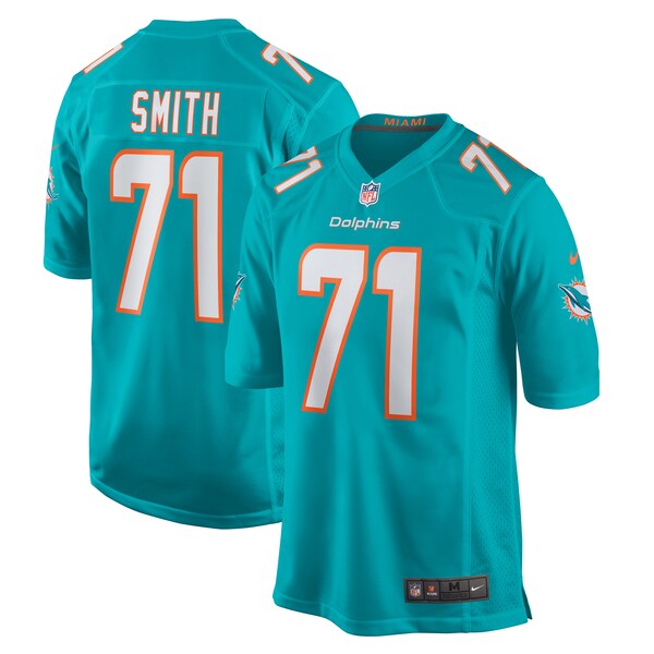 Kion Smith Miami Dolphins Nike  Game Jersey -  Aqua