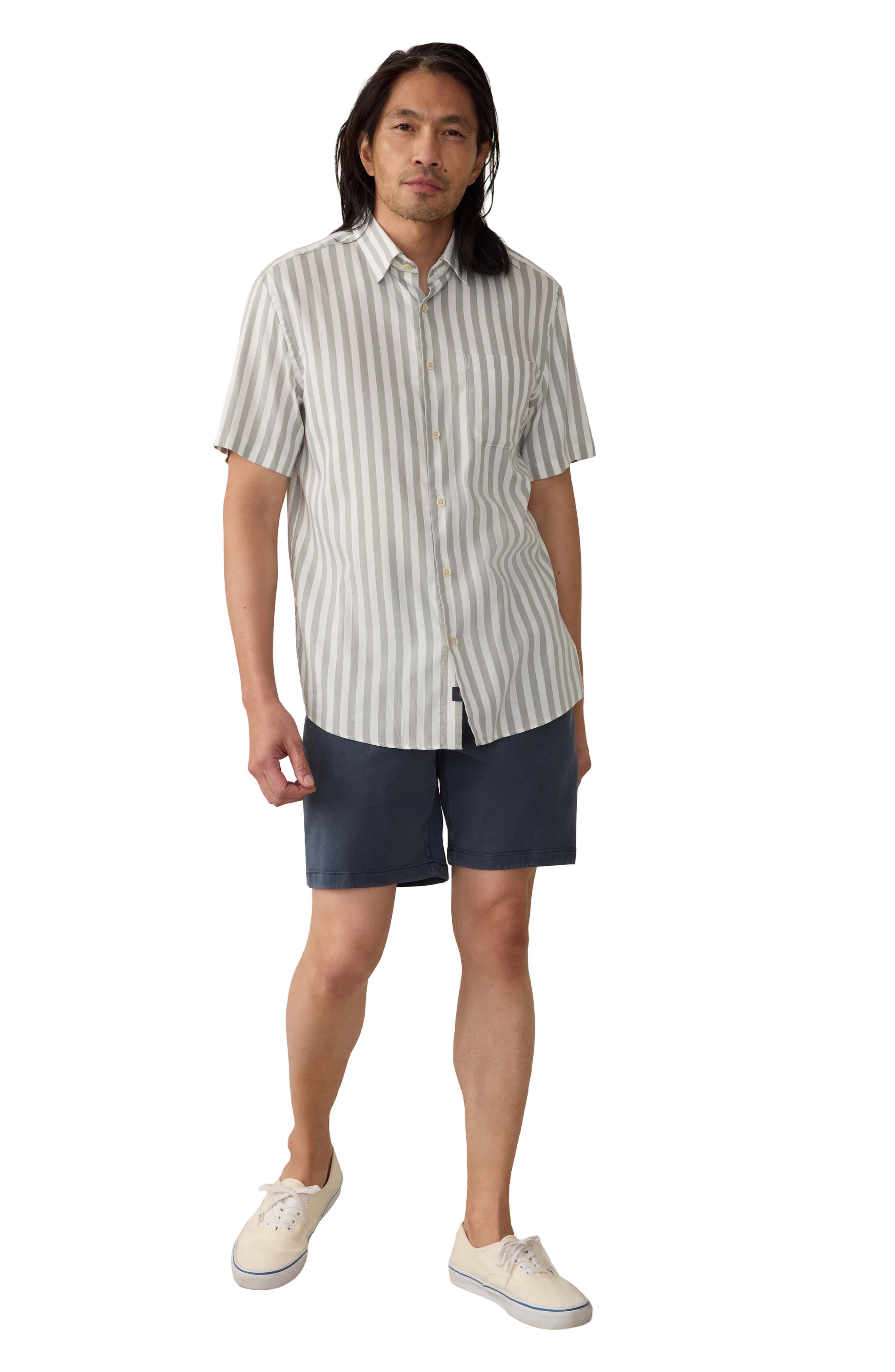 Faherty Movement Monterrey Short Sleeve Button-Up Shirt