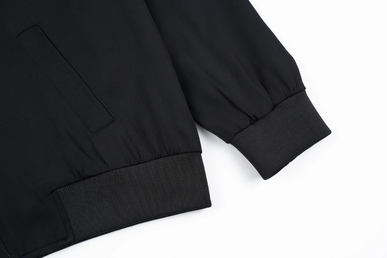CELINE Black Triomphe Embroidered Collared Jacket product photo from LabelPicks