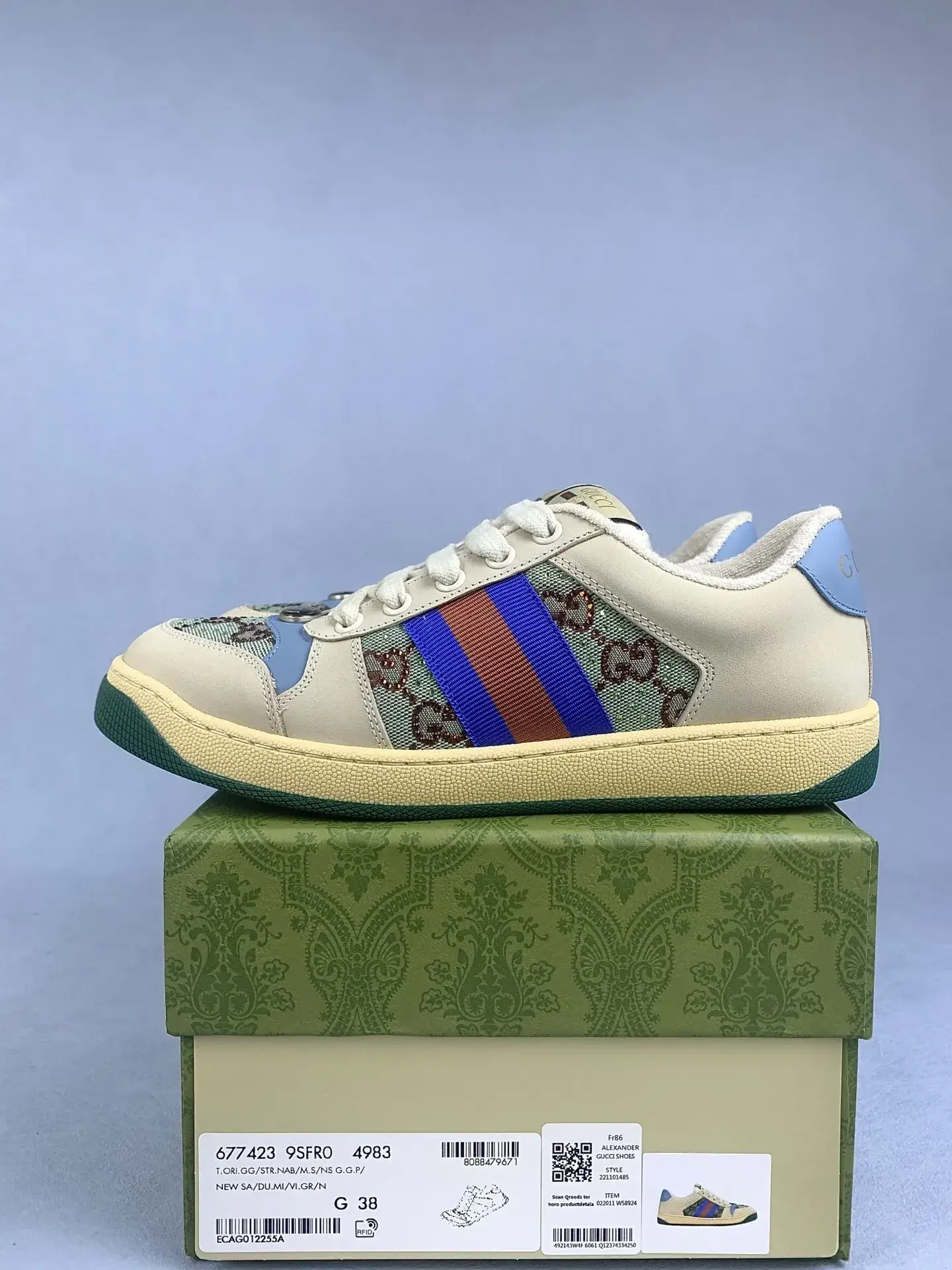Gucci GG Screener sneaker product photo from LabelPicks