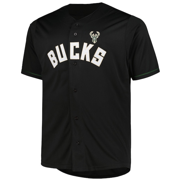 Milwaukee Bucks Profile Big & Tall Pop Jersey - Black