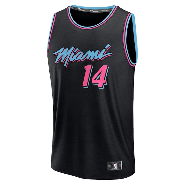 Tyler Herro Miami Heat  2025/26 City Edition Fast Break Jersey - Black