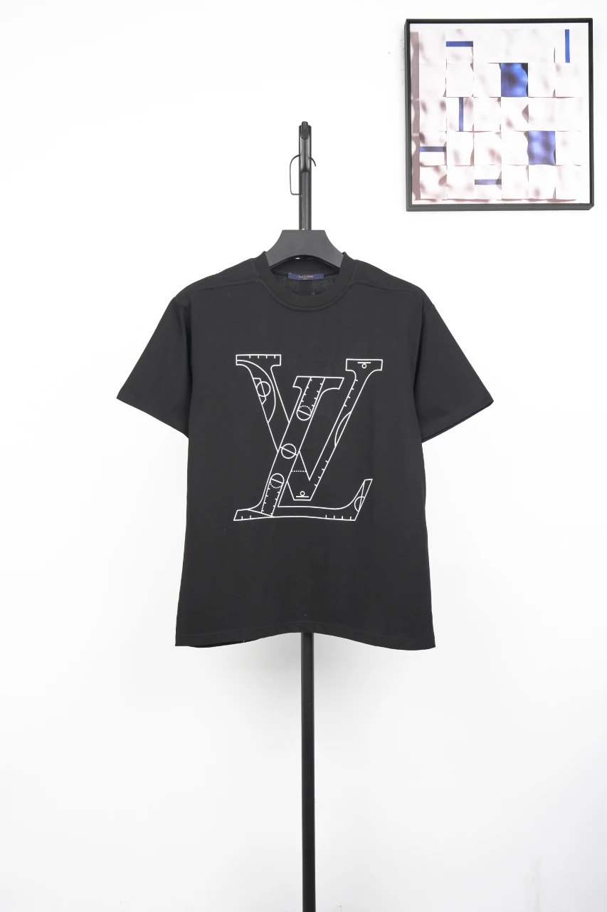 Louis Vuitton Black Basketball Playbook Graphic T-Shirt product photo from LabelPicks